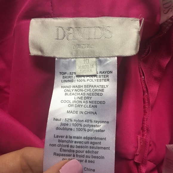 Strapless Pink bridesmaids dress - Picture 5 of 5